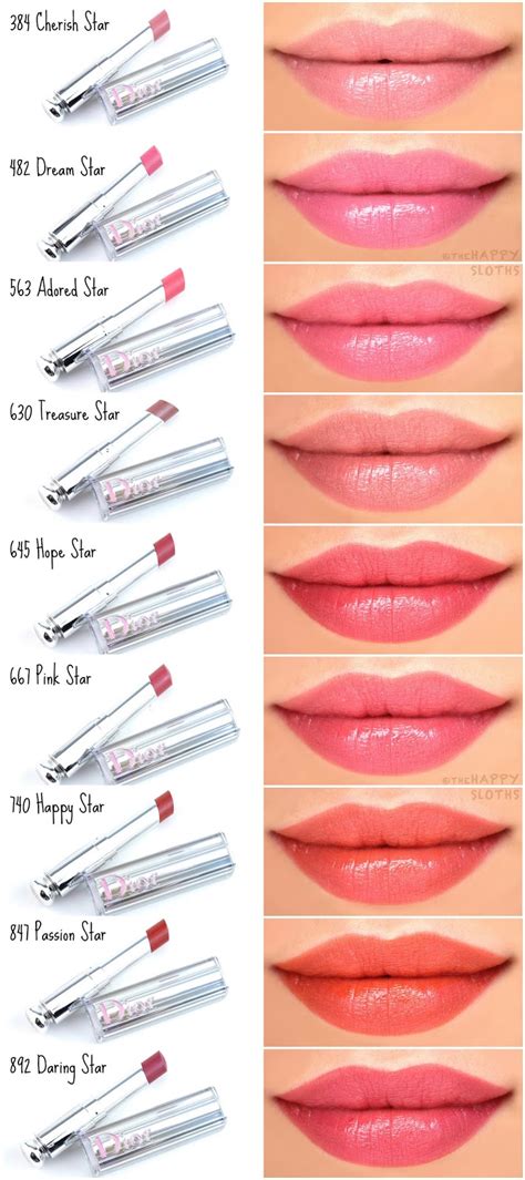 dior addict stellar shine lippenstift|Dior Addict shine lipstick swatches.